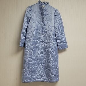 Jacobson's Blue Quilted Women's Bathrobe. Small. Vintage NWT